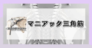 マニアック三角筋